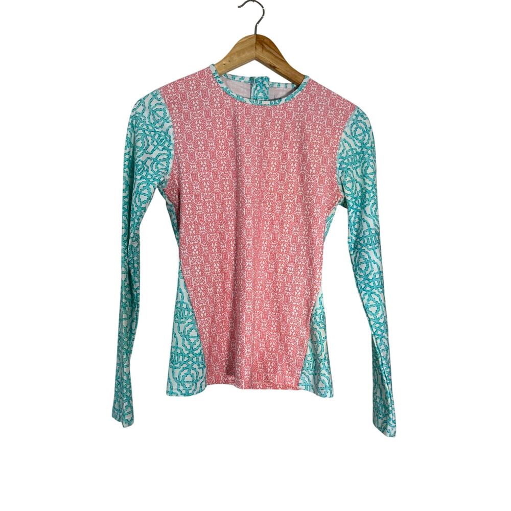 CabanaLife Swim Top Rash Guard Medium